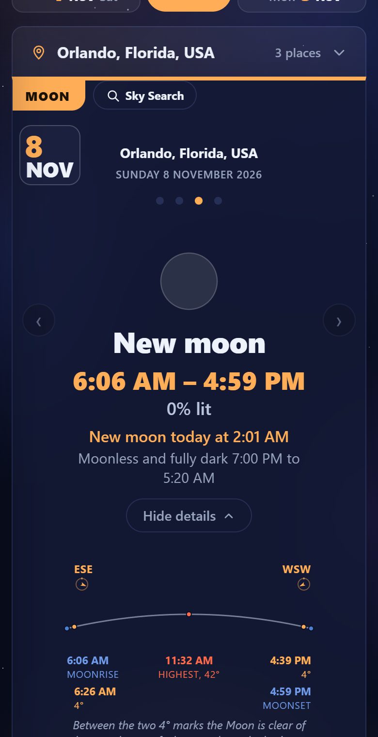 New moons