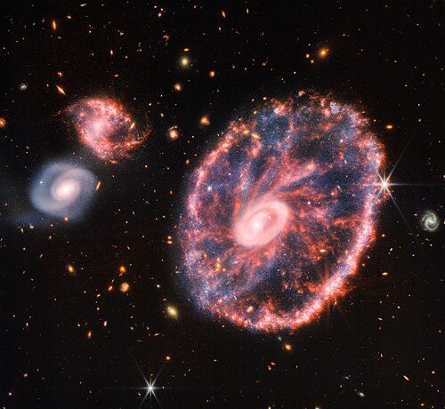 Cartwheel Galaxy (NIRCam and MIRI Composite Image) (weic2211a)