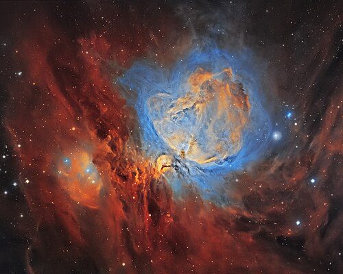 The Great Orion Nebula in Narrowband